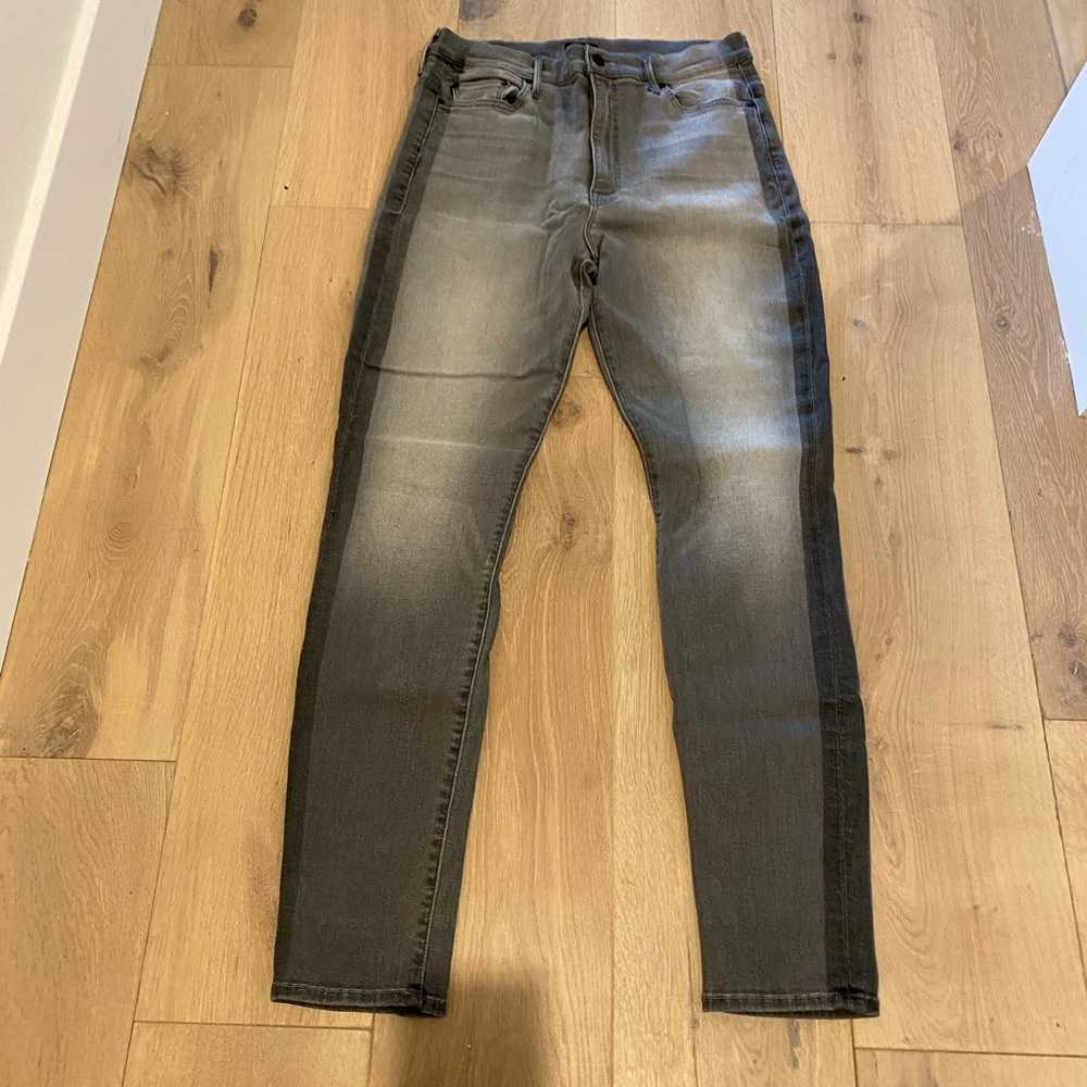 MOTHER Women's Skinny Jeans in Faded Black